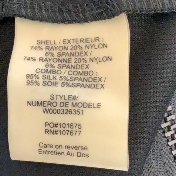 Alice + Olivia Black Stretch Peplum Skirt - Picture 5 of 5